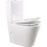Напольный унитаз-компакт безободковый TERMINUS АВРОРА 625х390 белый 11F62x39W